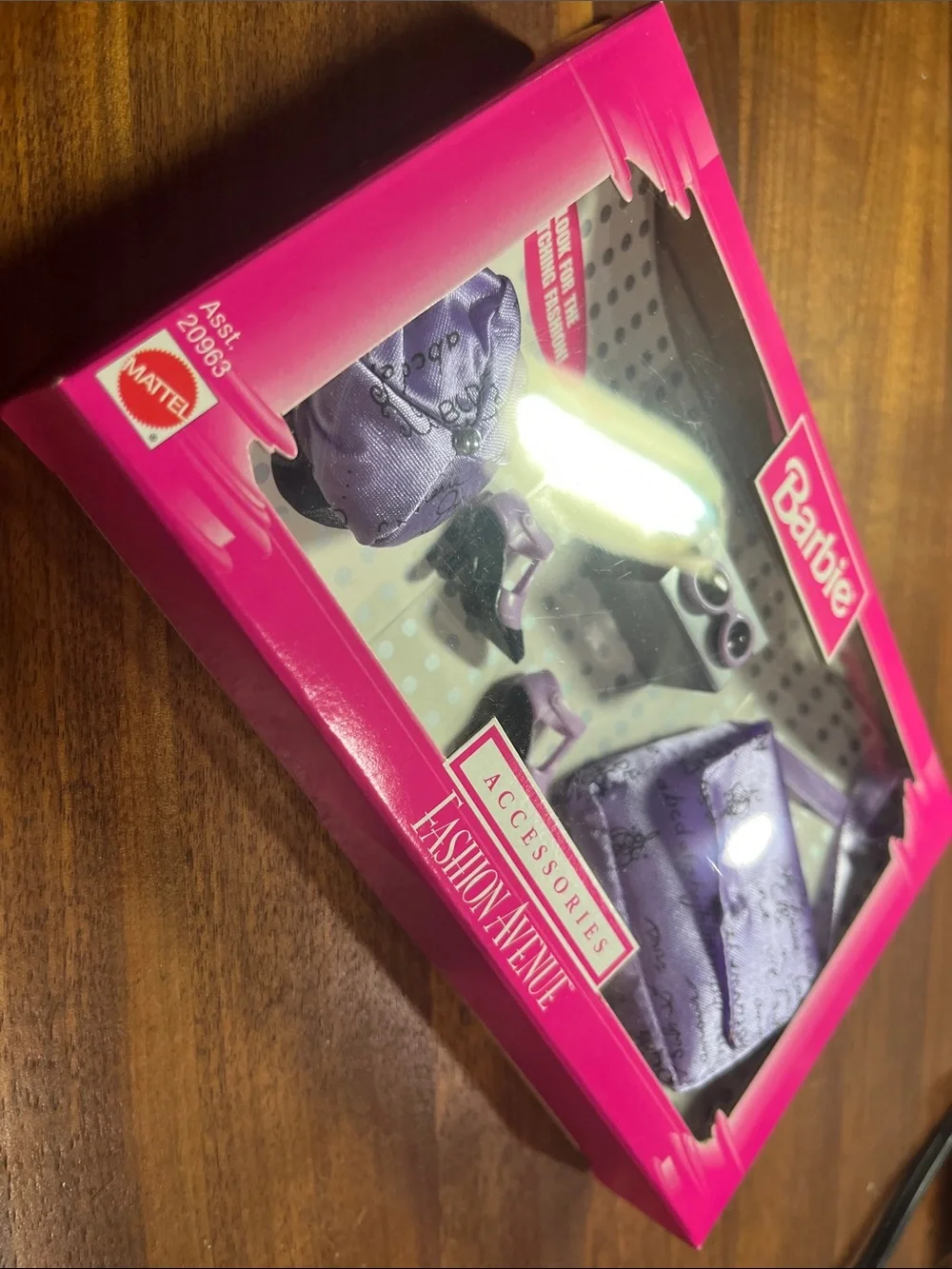 Barbie lavender satin